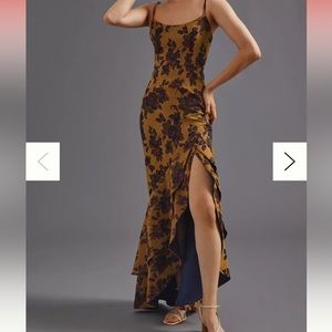 Anthropologie Hutch floral maxi dress